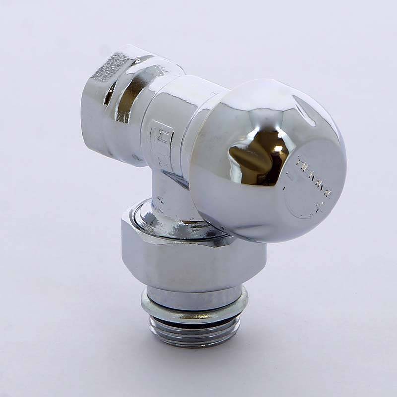 Вентиль радиаторный обратный угловой Tiemme хромированный 1/2 3330001