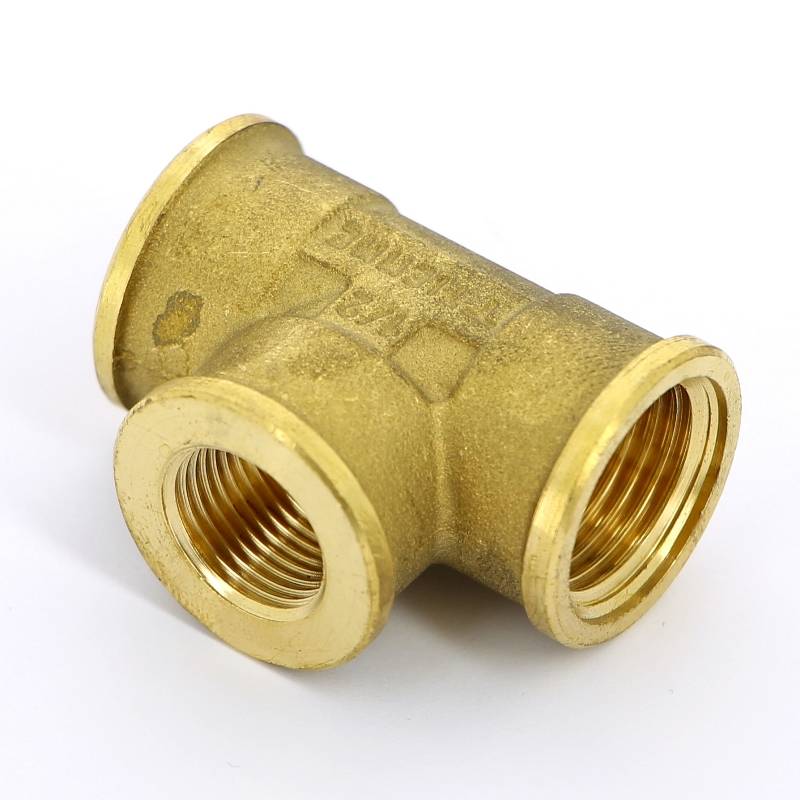 Тройник обжимной хромированный Tiemme 12х15х12 мм 1000151