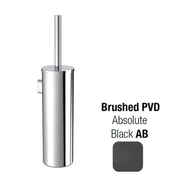 Ершик для туалета Almar настенный 80x105x383 мм Absolute Black Brushed PVD E068005AB