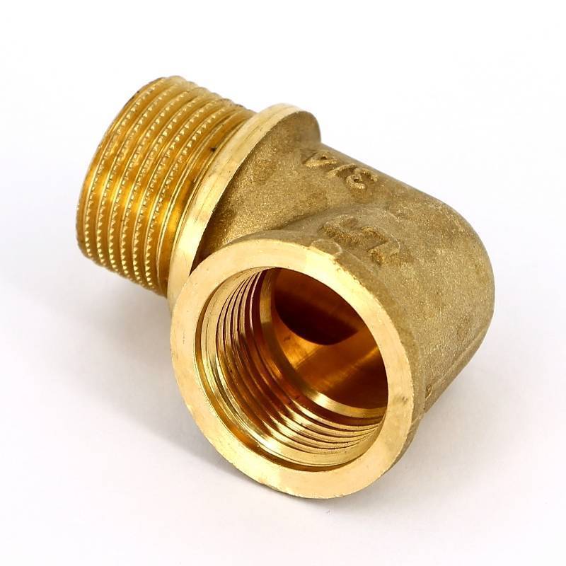 Угол 90° НВ Uni-Fitt 3/4 латунный с упором 612G3300