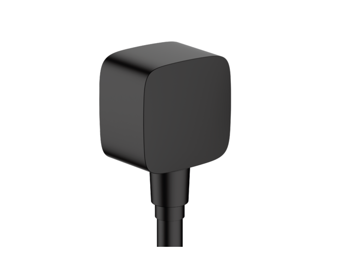 Шланговое подсоединение Hansgrohe FixFit Square черный матовый 26457670