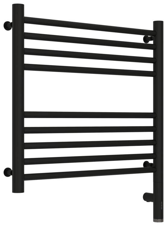 Полотенцесушитель электрический Сунержа Богема 3.0 500x500 мм МЭМ справа черный матовый 3158055050