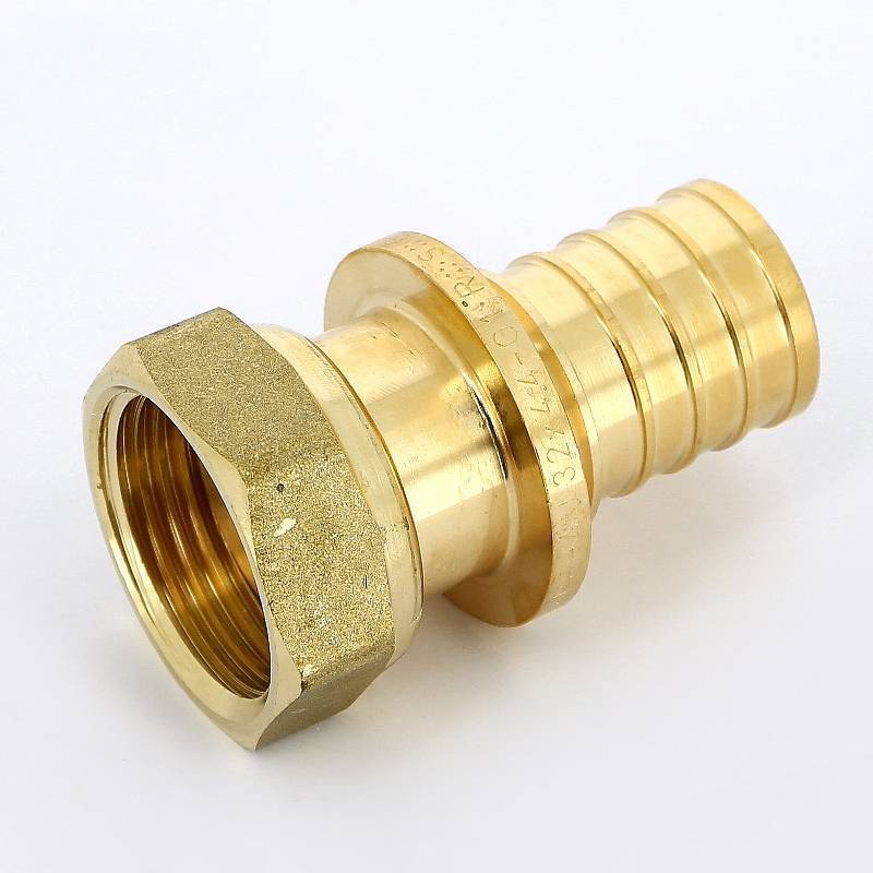 Муфта с накидной гайкой Rehau Rautitan RX 32х1 бронза 366081