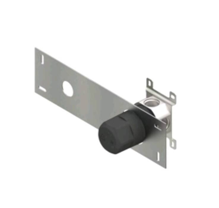 Внутренняя часть смесителя Quadro Design FixKit для серий 43 мм сталь брашированная IN043T1 AS