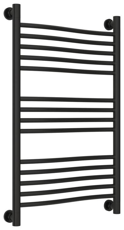 Полотенцесушитель водяной Сунержа Флюид 800x500 мм черный матовый 31-0222-8050