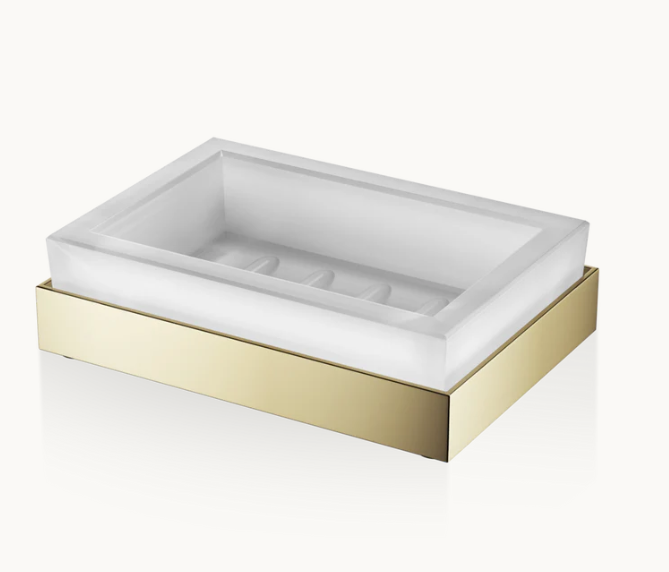 Стакан Decor Walther Stone настольный 65x65x105 мм матовое золото 0562682