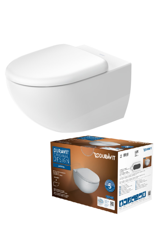 Унитаз подвесной Duravit Architec 365х575 мм белый 45720900A1