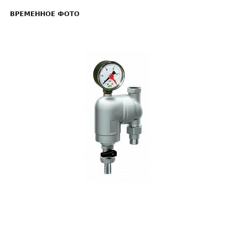 Фильтр самоочищающийся FAR с манометром поворотный 1/2 американка-ВР 100 мкм FA 39A6 12100
