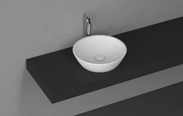 Раковина ISVEA SistemaY Soft 450х450х120 мм белая без отверстия под смеситель 10SY66045SV