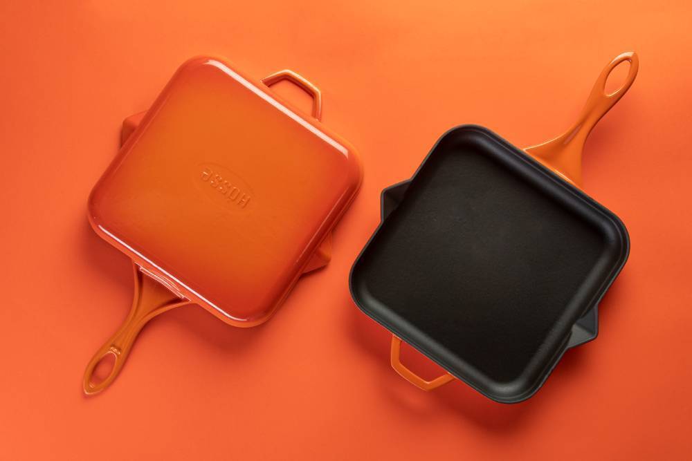 Сковорода квадратная Hascevher KTV 2828 Orange 28х28 см A826528