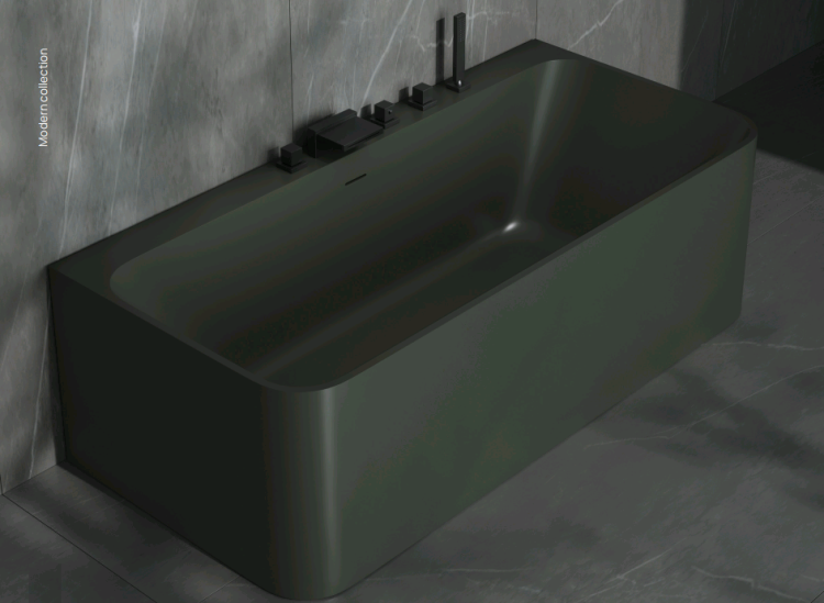 Ванна, DEA Design, Modern, шгв 1700-800-560, цвет-Dark Green