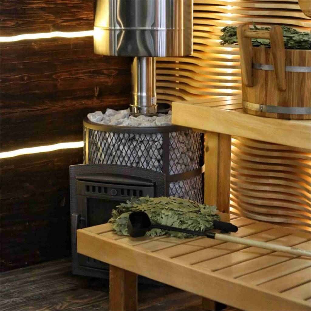 Печь для бани PROMetall Атмосфера M КТТ сетка нержавейка Ap0199