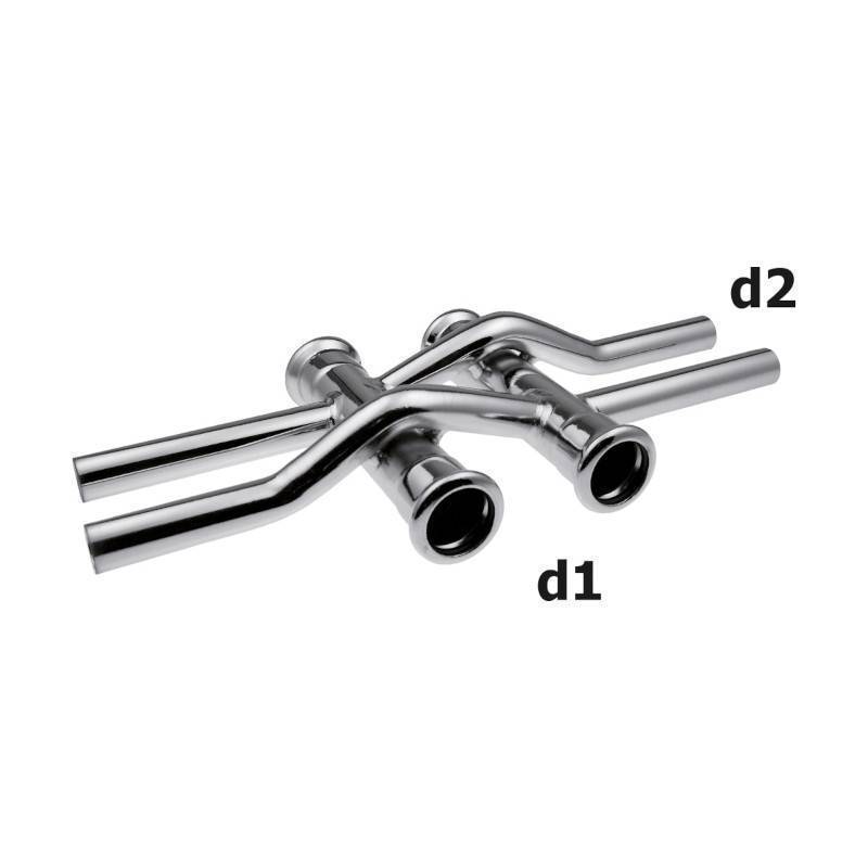 Крестовина обводная пресс KAN-therm Steel 15х15 мм 1509057017