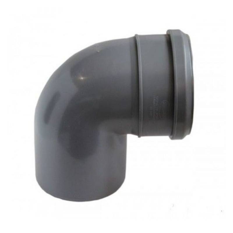 Отвод канализационный Sinikon Стандарт 75 мм 90° 504047CR