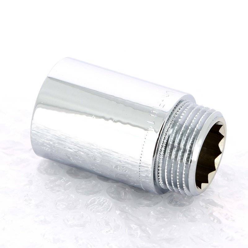 Удлинитель НВ хромированный Uni-Fitt 1 x 50 мм 657C4050