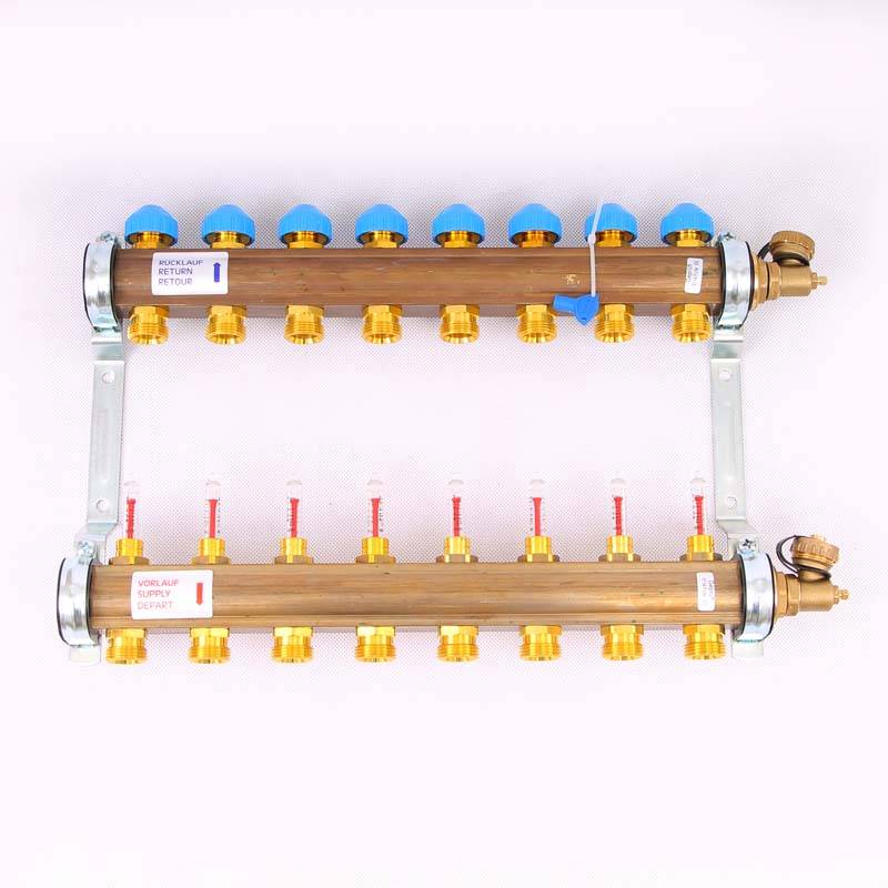 Коллекторная группа Watts HKV/T с расходомерами 1x3/4 EK 8 выходов 10004202