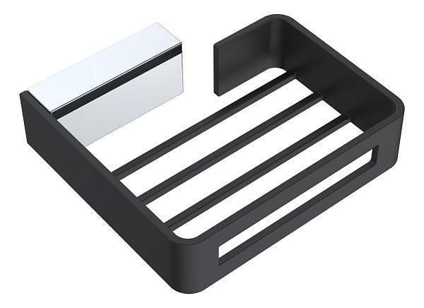 Мыльница подвесная Boheme Q хром/черный 10959-CR-B