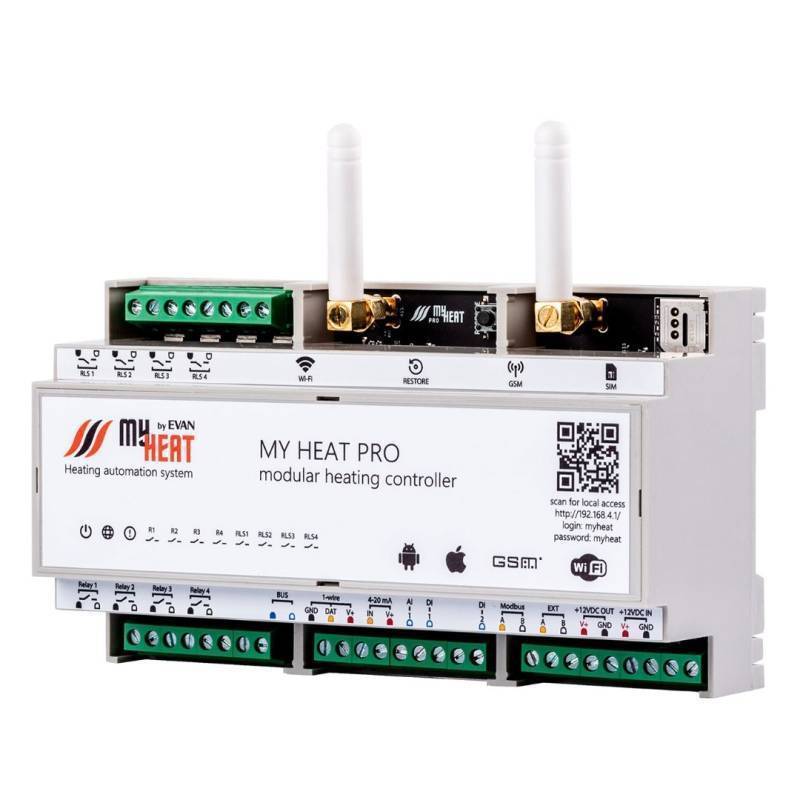 Контроллер отопления ЭВАН MyHeat PRO 6284