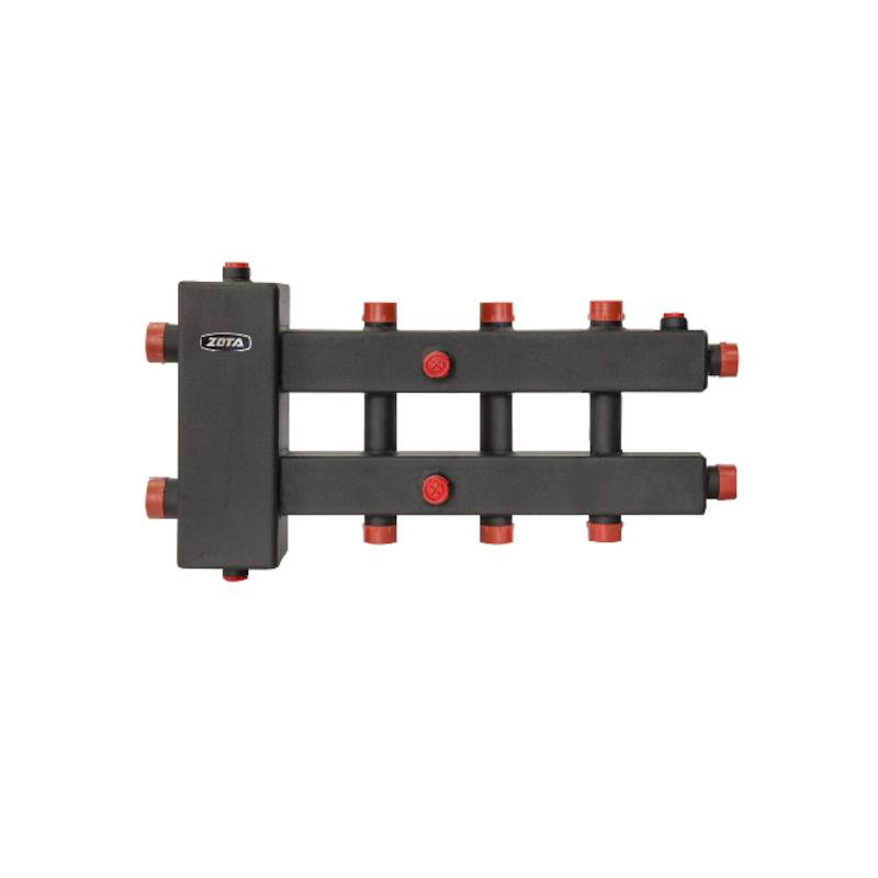 Гидроразделитель с коллектором ZOTA горизонтальный до 70 кВт 5 контуров GR4932000005