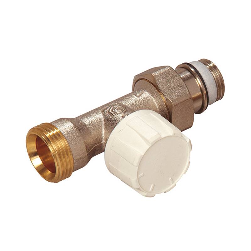 Вентиль термостатический Simplex прямой 1/2 x 3/4 EK с преднастройкой никель F34006