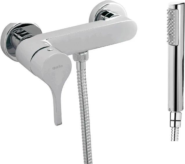 Смеситель для душа Paini Silk с душевым набором G3896500