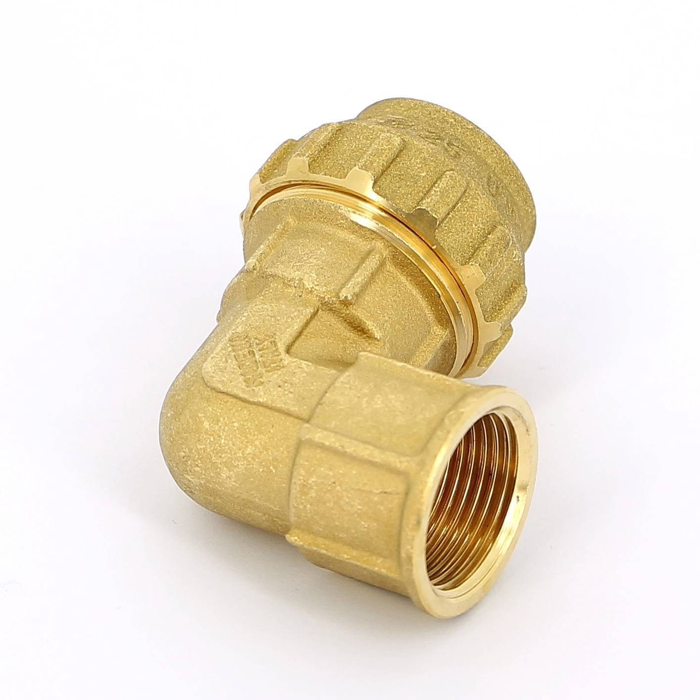 Угол обжимной Tiemme 3465CR 25х3/4 ВР 3400014