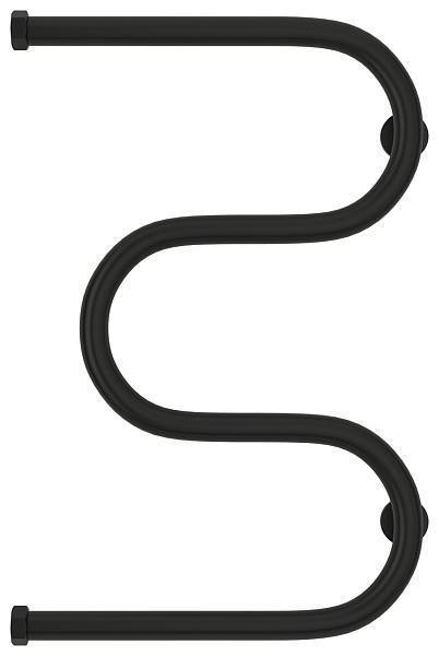 Полотенцесушитель водяной Сунержа М-образный 400x600 мм матовый черный 31-0007-6040