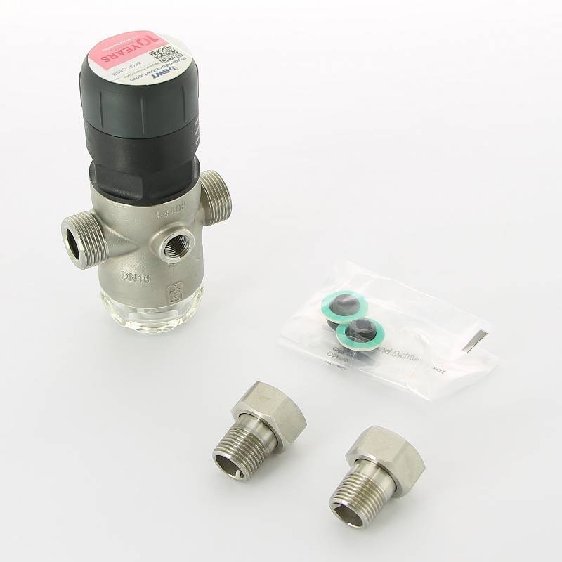 Редуктор давления BWT D1 Inox 1/2 1.5-7 бар PN16 для холодной воды 125300289