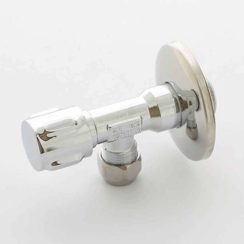 Вентиль для подключения сантехприборов Uni-Fitt 1/2 x 10 мм хромированный металлическая ручка 186M2500