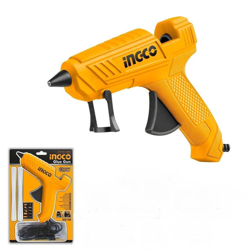 Пистолет клеевой INGCO GG148 100 Вт GG148