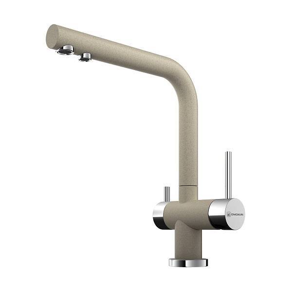 Смеситель для кухни Omoikiri Nagano с подключением фильтра бежевый 4994055