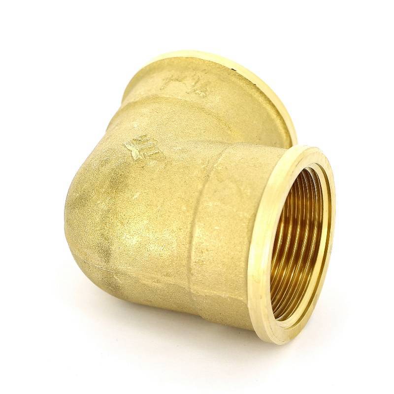 Угольник латунный Tiemme 90° ВВ 1 1/4 1500067