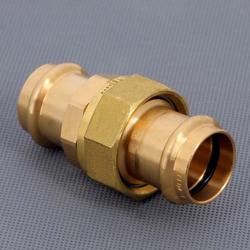 Муфта разъёмная пресс Viega Sanpress бронза 28 мм 124311