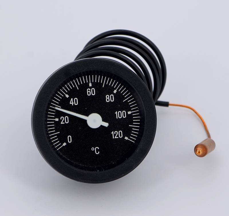 Термометр биметаллический дистанционный Emmeti 52 мм 0-80 °C капилляр 1000 мм 00622056