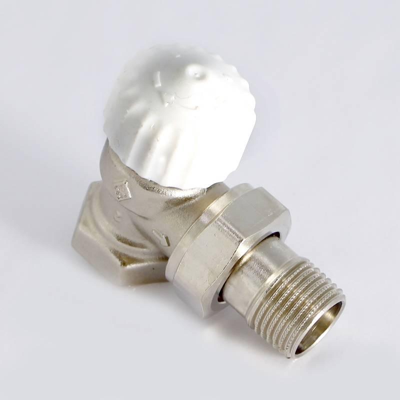 Вентиль термостатический Uni-Fitt угловой HB 1/2 никелированный 165N2000