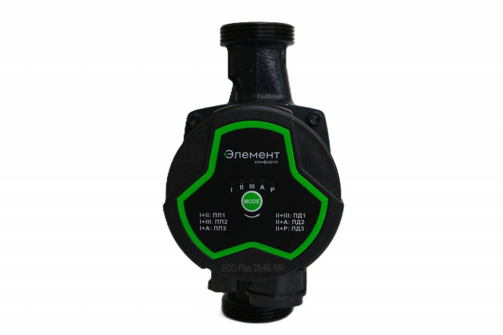 Циркуляционный насос ECO Plus 25-60 180 с комплектом гаек ECEP2560180