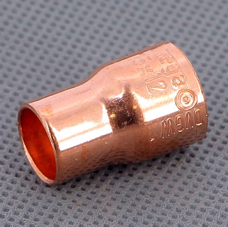 Муфта редукционная медная Viega 15х12 мм пайка 102524