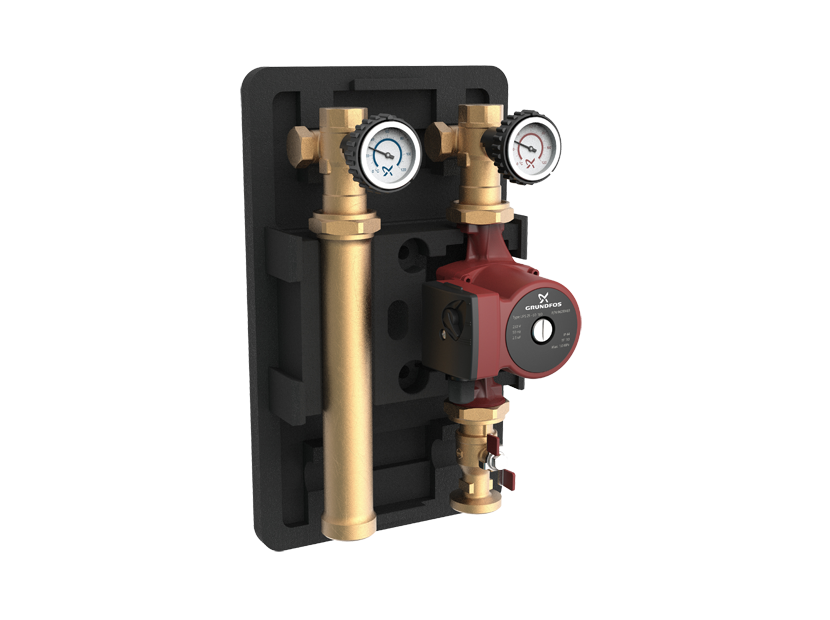 Насосная группа Grundfos HEATMIX D25 с насосом UPS 25-60 HEATMIX D25 UPS 60