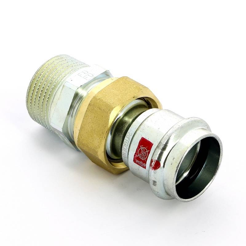 Муфта пресс-НР разъемная Viega Prestabo 28x1 оцинкованная сталь 559267