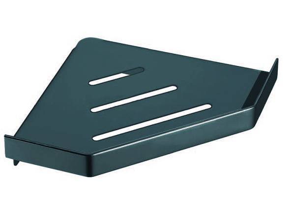 Полочка-корзинка Boheme Q угловая подвесная shine gun metal 10318-SGM