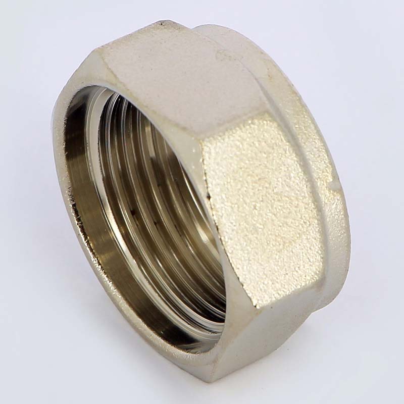 Заглушка латунная никелированная с внутренней резьбой Tiemme 1 1500247