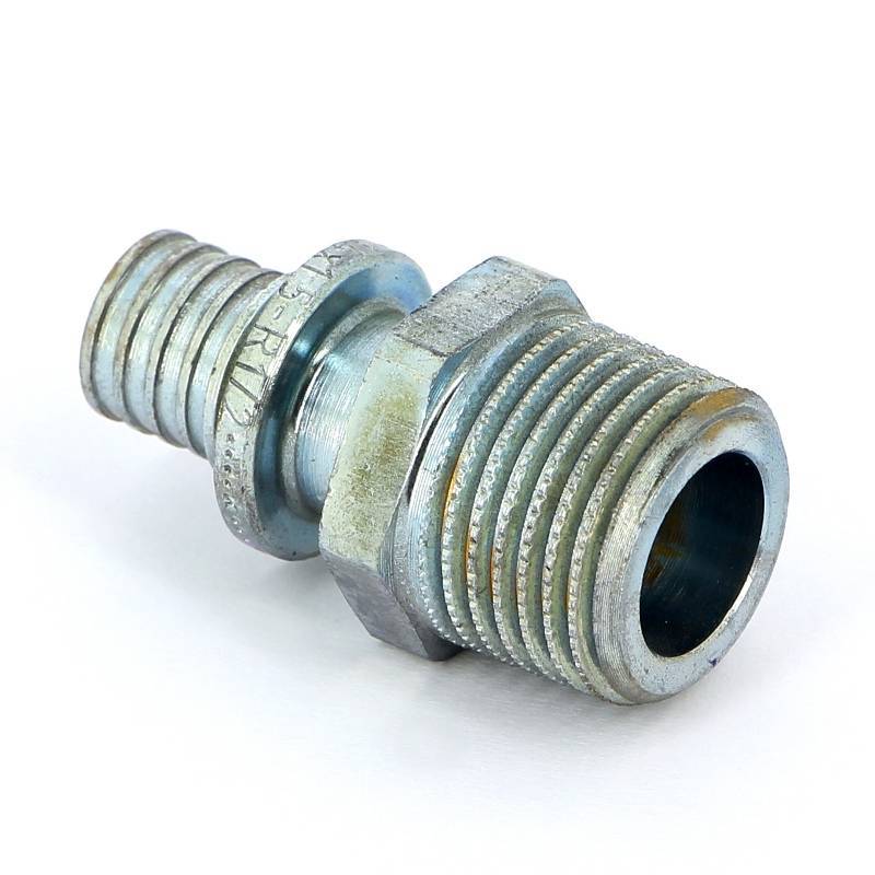 Муфта надвижная REHAU Rautitan MX 14х1/2 с наружной резьбой латунь 12350801001