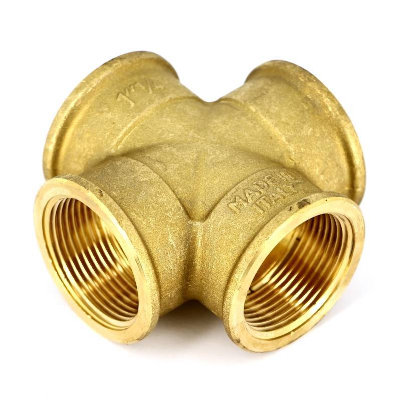 Крестовина латунная Tiemme 1 1/4 ВР 1500182