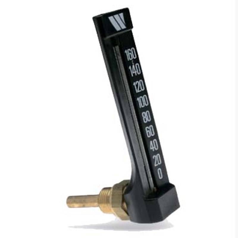 Термометр спиртовой угловой Watts MTW 1/2 160 °C гильза 50 мм 10006432