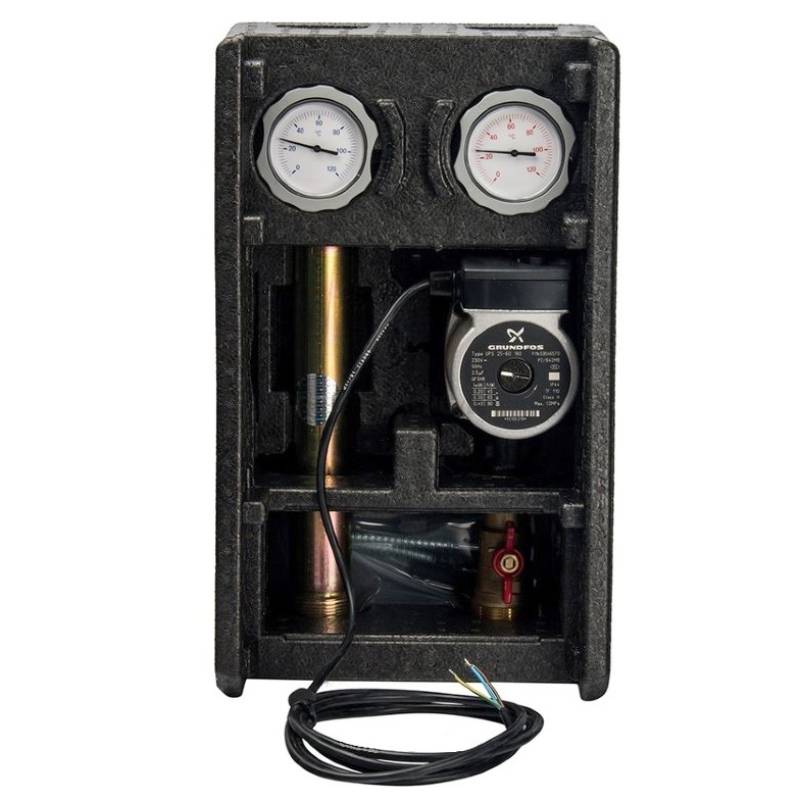 Насосная группа Meibes UK без смесителя 1 с насосом Grundfos UPS 25-60 M66811.40RU