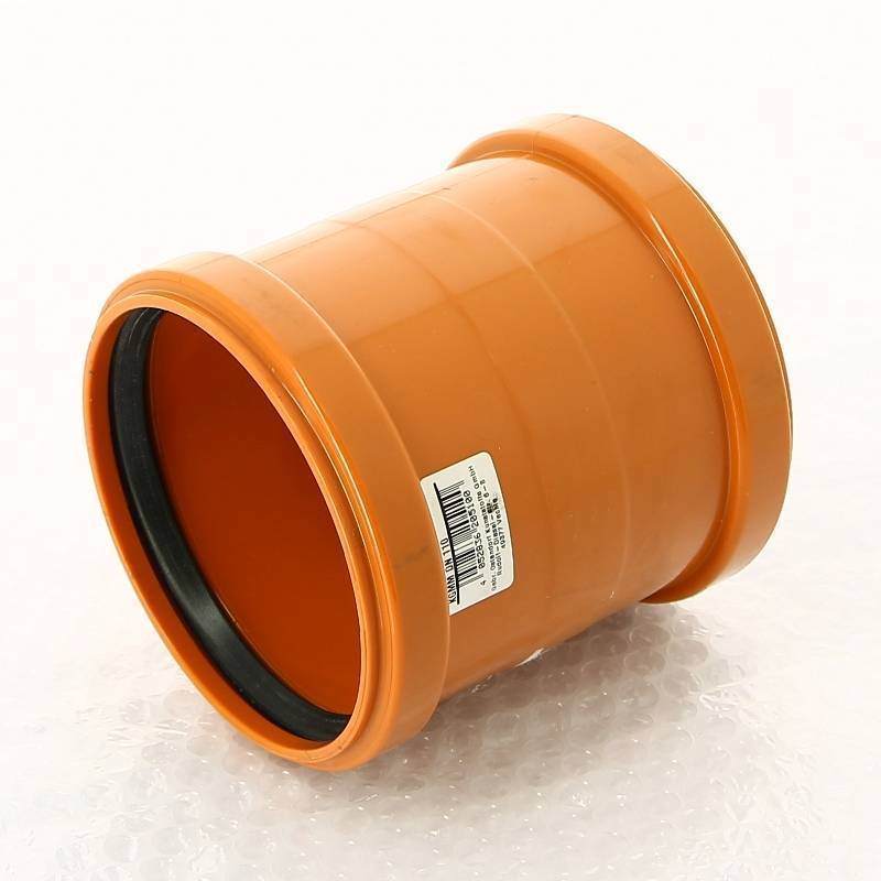 Муфта двухраструбная Ostendorf KG KGMM 110 мм для наружной канализации 220510