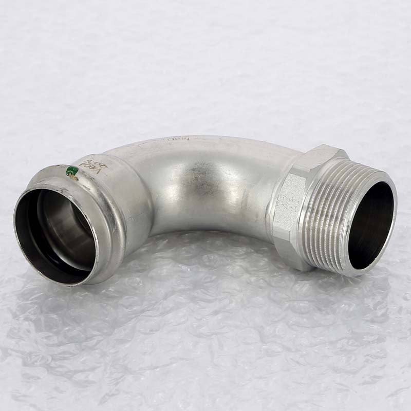 Угол пресс-Н нержавеющая сталь Viega Sanpress Inox 42x1 1/2 436957