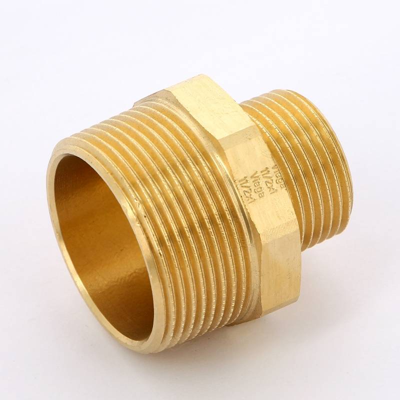 Ниппель переходной Viega 1 1/2 x 1 бронза 321697