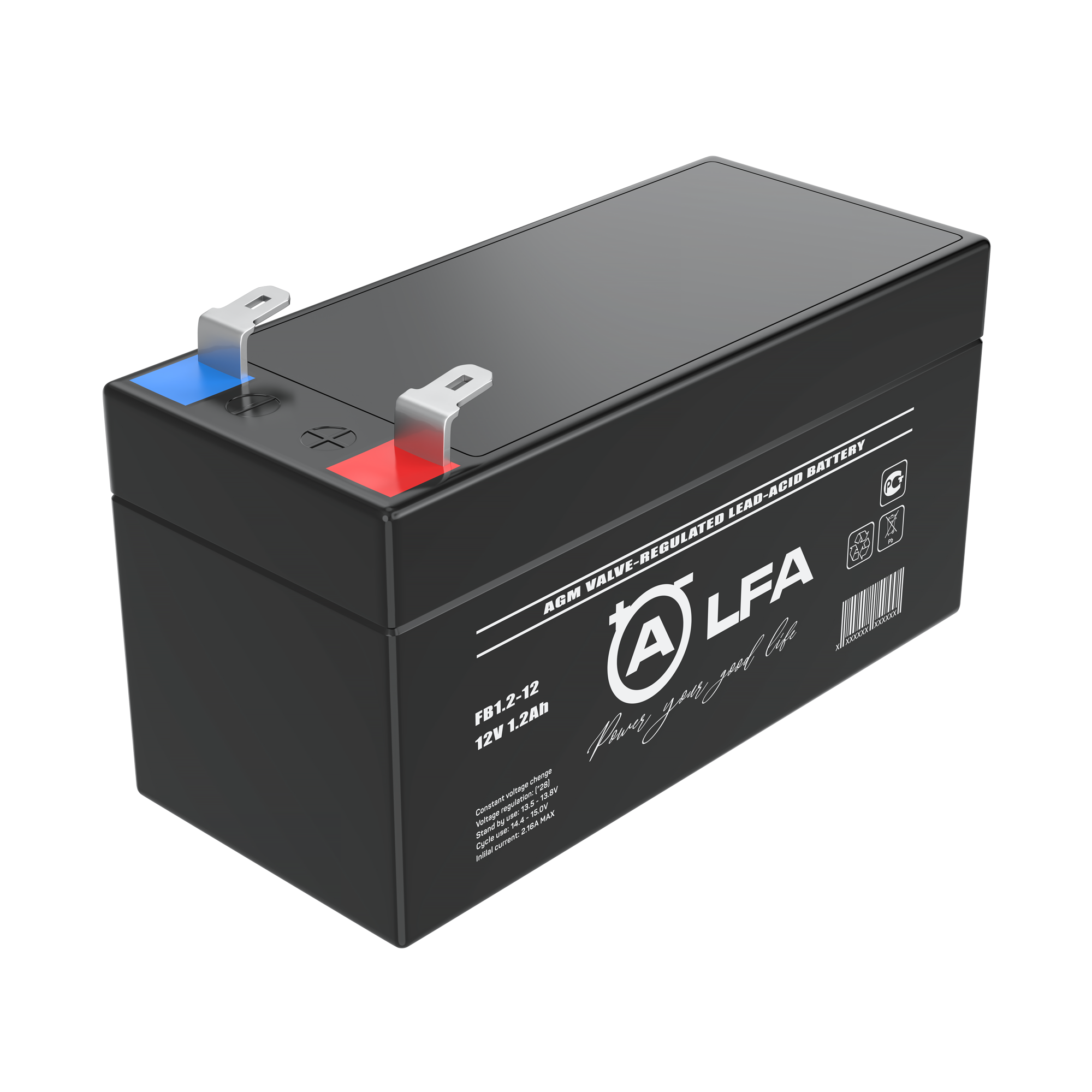 Аккумулятор ectoControl ES-BACC-01 12 В 1.2 Ач ES-BACC-01