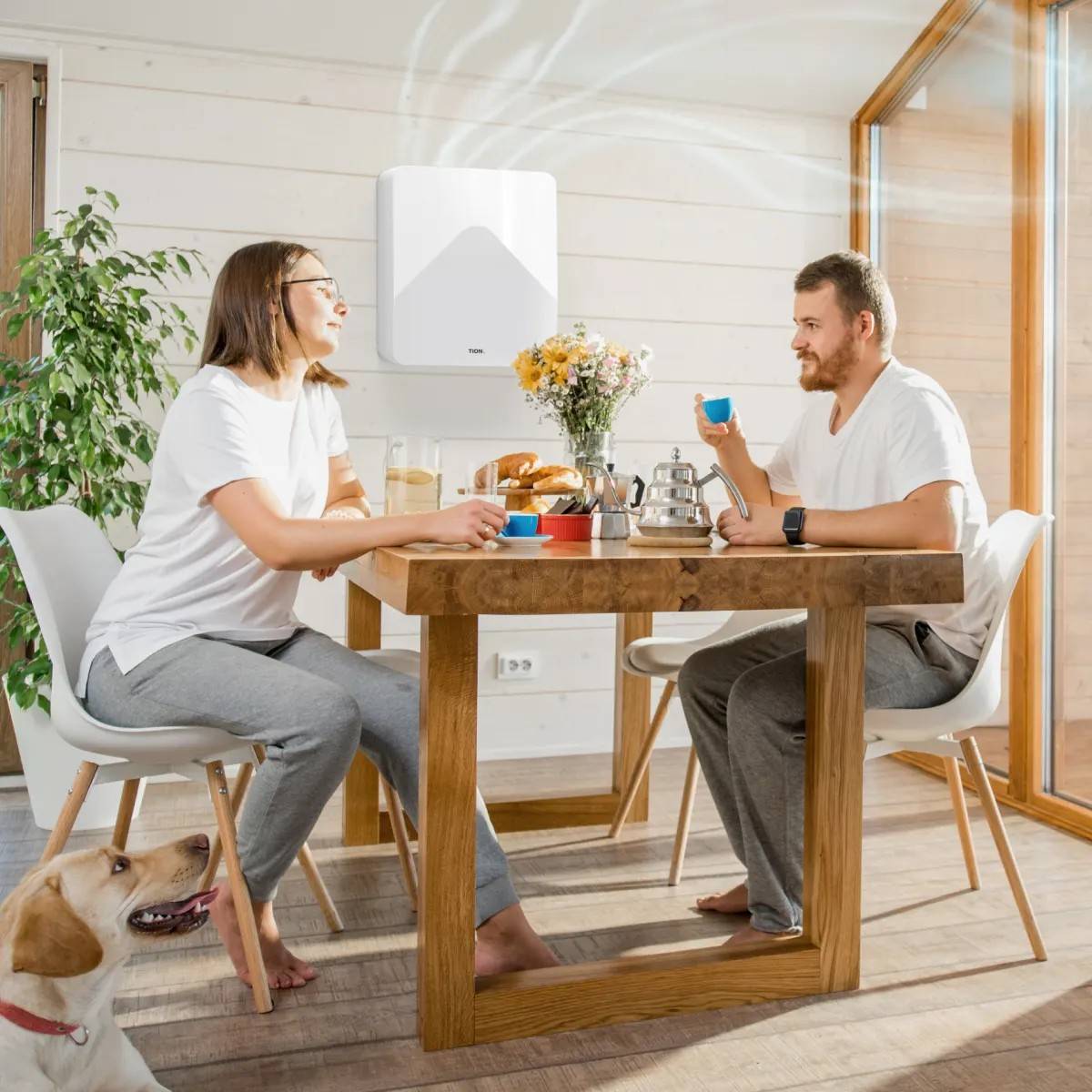 Бризер Tion 4S Plus с модулем CO2 MagicAir 4S Plus